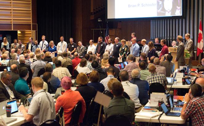 Synod Receives Candidates for the Office of Minister of the Word