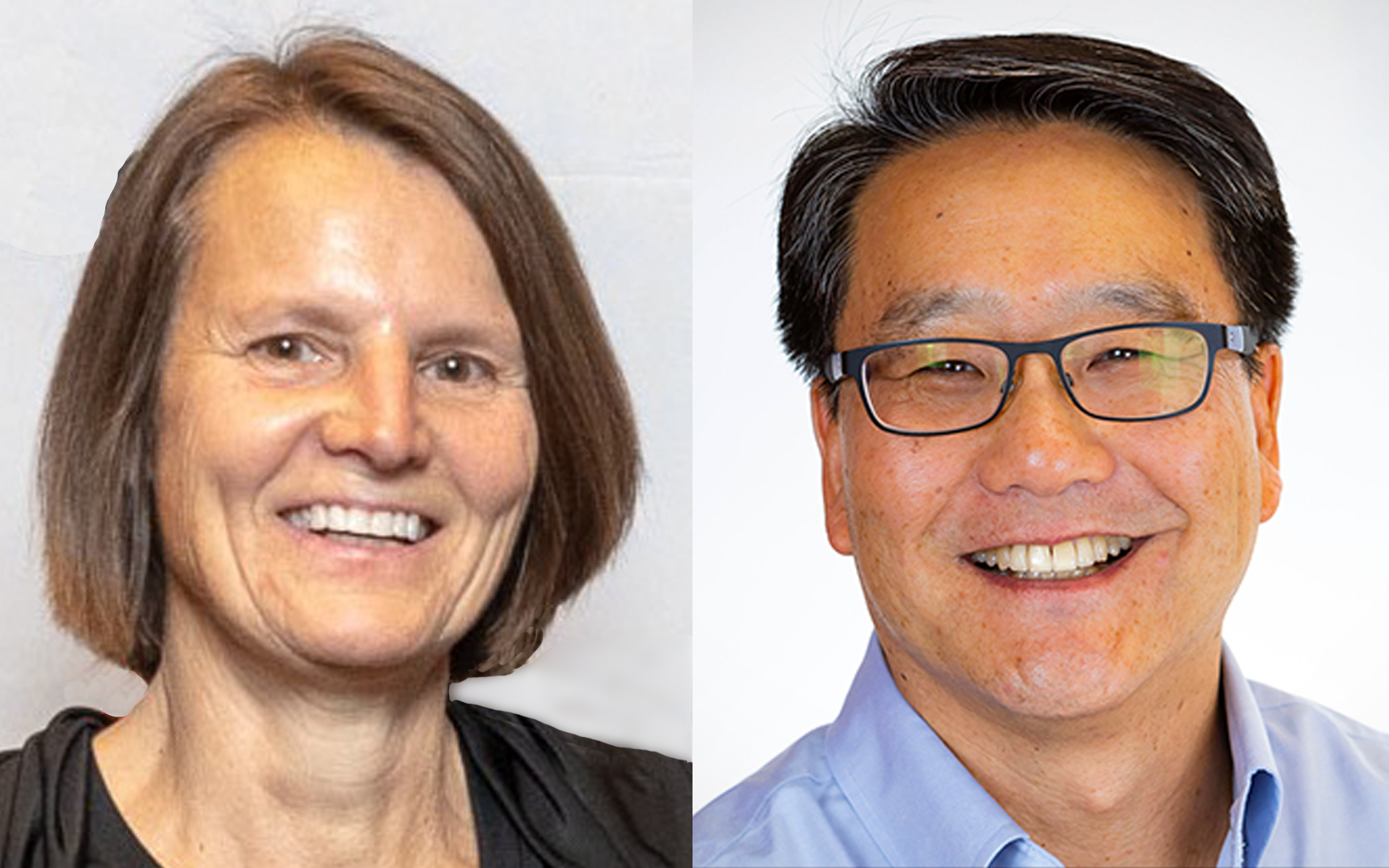Ida Kaastra-Mutoigo (left) is stepping down as director of World Renew-Canada, Feb. 28. Ken Kim is the new interim director.