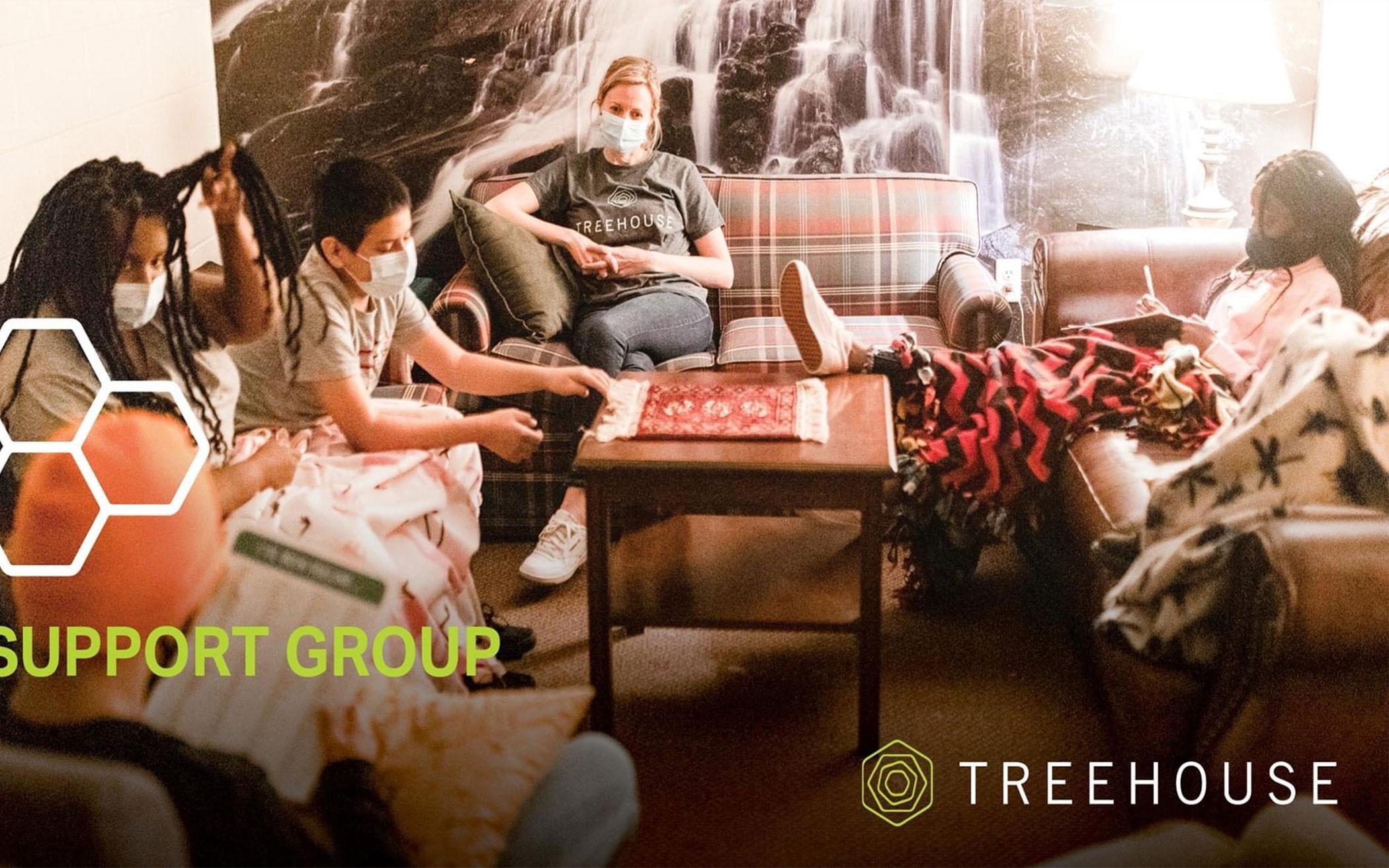 Tuesday support groups and Thursday Bible study groups form the basis of the TreeHouse ministry to teens. (Photo courtesy of TreeHouse.)
